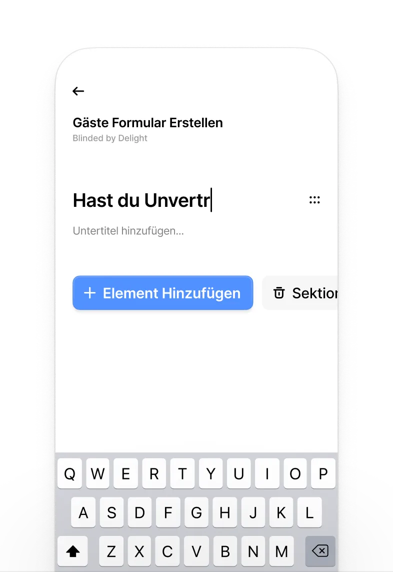 Create Guest List Features